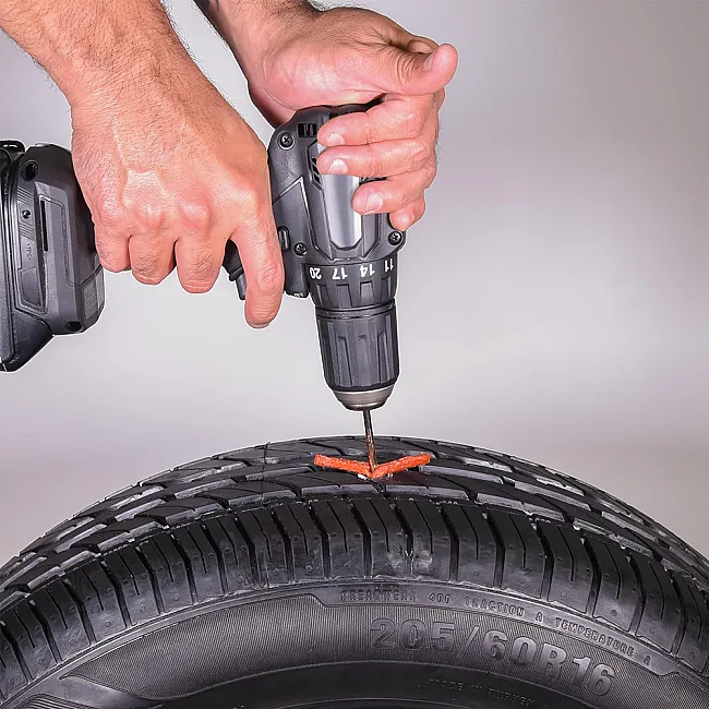 Ремкомплект для бескамерки Slime Tubeless Tire Plug Drill Bit Kit