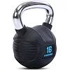 Гиря тренировочная цельная
 с хромированной ручкой LiveUp LP8043-16 вес 16кг