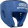 Шлем для бокса открытый
 искусственная кожа SPORTKO

 OD1 (Синий)