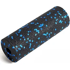 Массажный ролик (роллер) гладкий PowerPlay PP-4346 Mini EPP Foam Roller Черно/Синий (15x5,3см.)