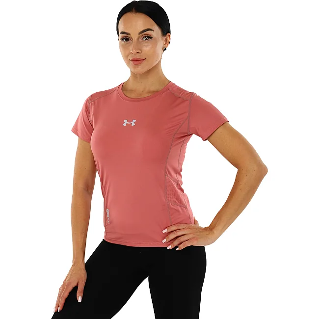 Футболка жіноча компресійна UNDER ARMOUR 71103 (Пудровий)