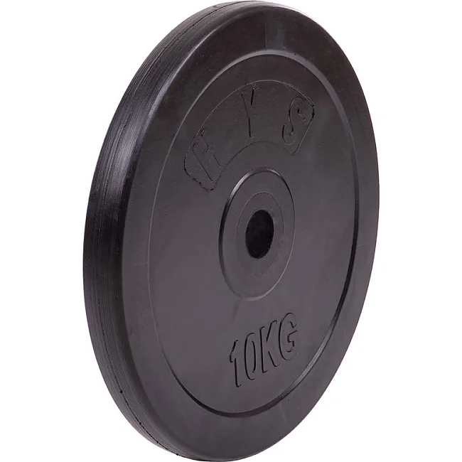 Блины диски обрезиненные SHUANG CAI SPORTS TA-1445-10S 30мм 10кг