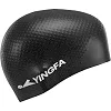 Шапочка для бассейна силиконовая YINGFA C0068 (Черный)