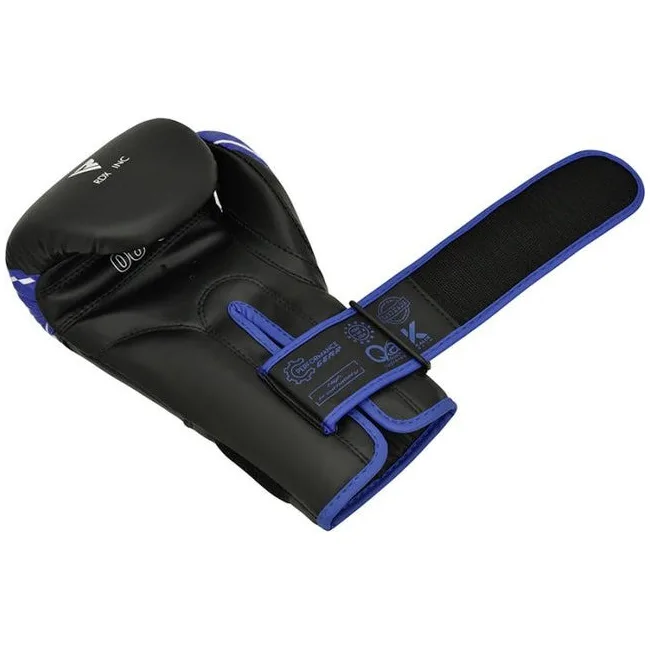 Детские боксерские перчатки RDX 4B Robo Kids Blue/Black 6 унций (капа в комплекте)