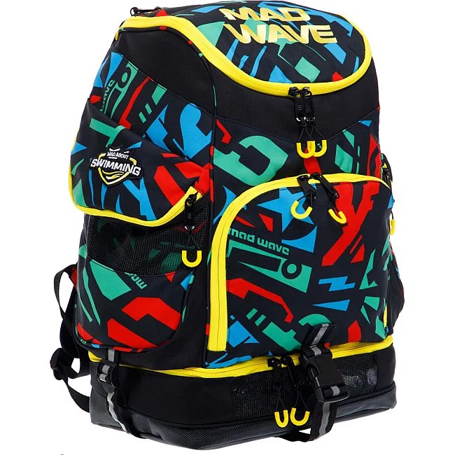 Спортивный рюкзак
 MADWAVE
 M1129010 MAD TEAM 42л (Мультиколор)