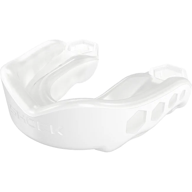 Капа для бокса Shock Doctor Gel Max детская (возраст до 10 лет) White (art. 61950-TC-YTR)
