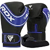 Детские боксерские перчатки RDX 4B Robo Kids Blue/Black 6 унций (капа в комплекте)