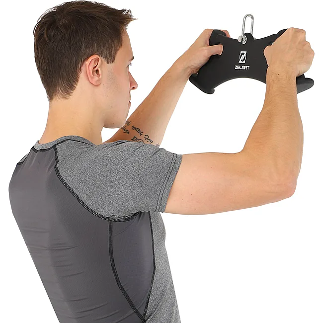 Рукоять для тяги c узким хватом
 Triceps Grip нескользящее покрытие ZELART
 TA-9630 43х6х14,5см