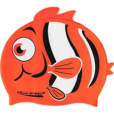 Шапочка для плавания детская Aqua Speed ​​ZOO NEMO 5758 оранжевая рыбка