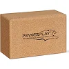 Блоки для йоги 2шт. PowerPlay PP_4006 из пробкового дерева Cork Yoga Block (пара)