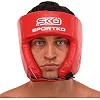 Шлем для бокса открытый
 искусственная кожа SPORTKO

 OD1 (Синий)