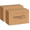 Блоки для йоги 2шт. PowerPlay PP_4006 из пробкового дерева Cork Yoga Block (пара)