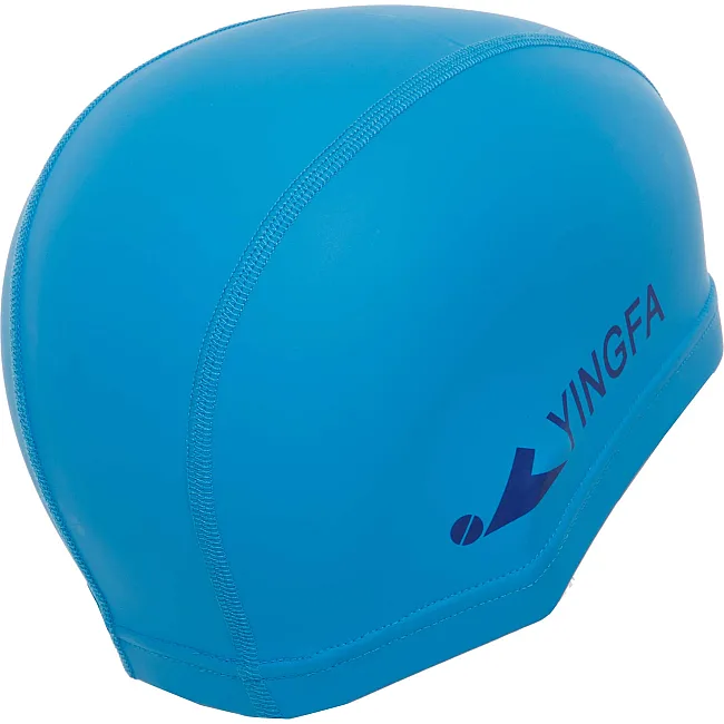 Шапочка для бассейна текстильная с покрытием PU YINGFA C0077 (Оранжевый)