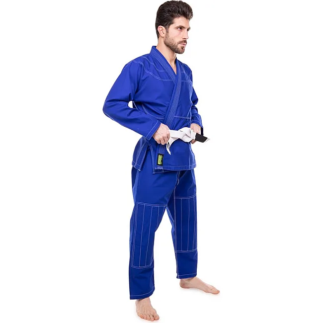 Распродажа! Кимоно для для бразильского джиу-джитсу BJJ синее куртка штаны и пояс CORE CO-3139-A 140-180см