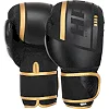 Распродажа! Перчатки для бокса PU HARD TOUCH BO-4250 (Черный-золотой)