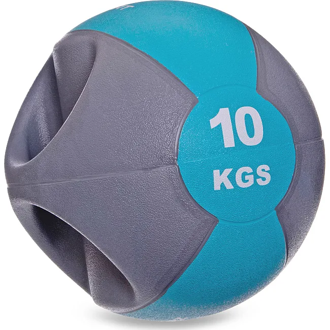 Медбол мяч медицинский двуручный с хватами ZELART
 FI-2619-10 10кг