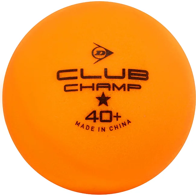 Мячи для настольного тенниса
 6 штук DUNLOP 679350N CLUB CHAMP