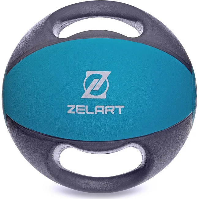 Медбол мяч медицинский двуручный с хватами ZELART
 FI-2619-10 10кг