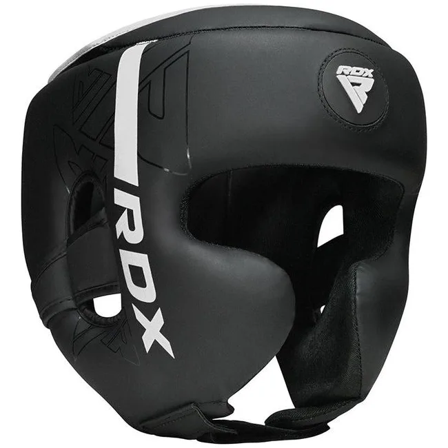 Боксерский шлем RDX F6 KARA Matte White