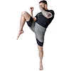 Компрессионные шорты для ММА RDX MMA T16 2-в-1 GREY/BLACK