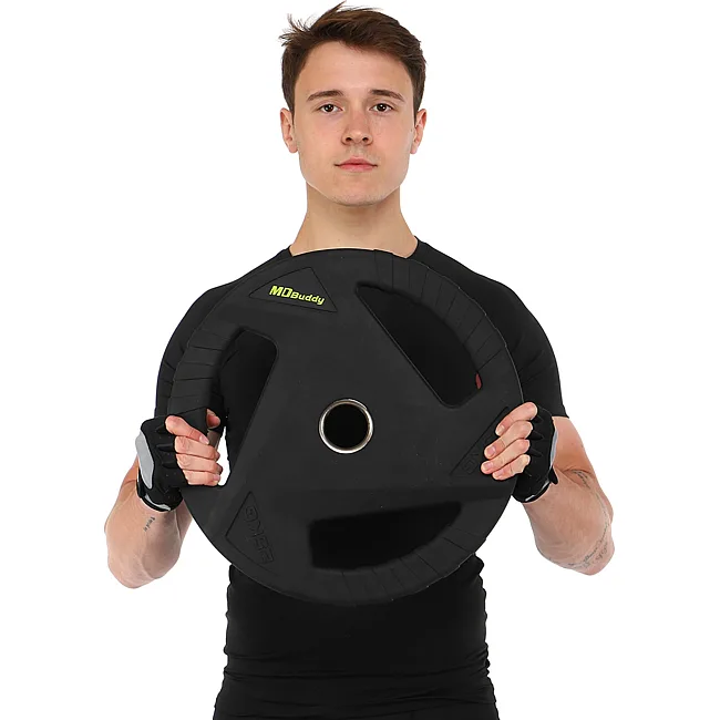 Блин для штанги обрезиненный
 MD Buddy TA-9649-25 51мм 25кг
