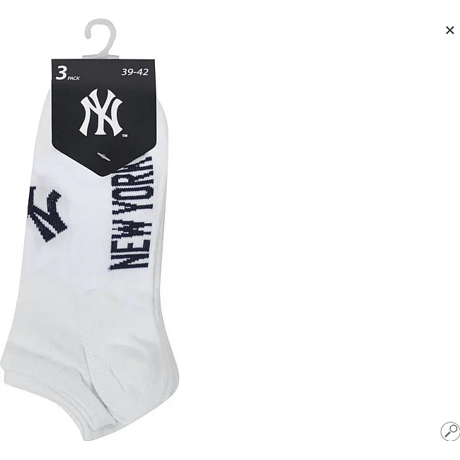 Носки New York Yankees 3 pk Sneaker
