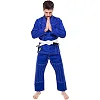 Распродажа! Кимоно для для бразильского джиу-джитсу BJJ синее куртка штаны и пояс CORE CO-3139-A 140-180см