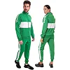 Спортивный костюм кофта на молнии и брюки LIDONG LD-6629 (Зеленый-белый)
