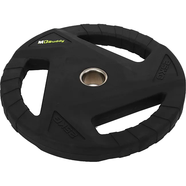 Блин для штанги обрезиненный
 MD Buddy TA-9649-25 51мм 25кг