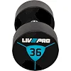 Гантели профессиональные
 с полиуретановым покрытием LiveUp LP8000-36 2шт по 36кг