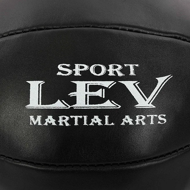 Груша на растяжках каплевидная набивная LEV LV-1858 l-30 22 см (Черный)