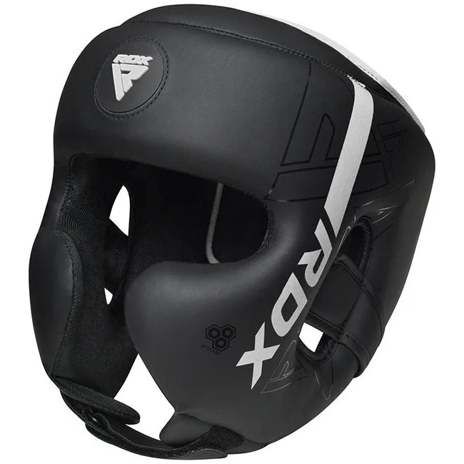 Боксерский шлем RDX F6 KARA Matte White