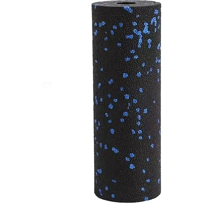 Массажный ролик (роллер) гладкий PowerPlay PP-4346 Mini EPP Foam Roller Черно/Синий (15x5,3см.)