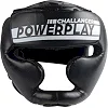 Боксерский шлем тренировочный PowerPlay 3048 Черно-белый