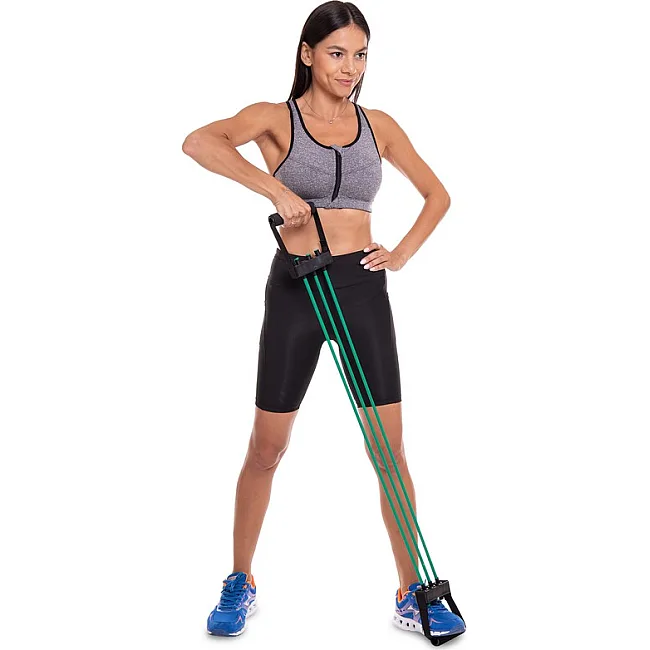 Трубчатый эспандер
 3 жгута 15LB SP-SPORT
 8006 нагрузка 7кг
