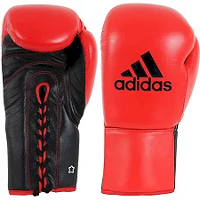 Боксерські рукавиці Adidas Сombat (чорно-червоний, ADIBC04)