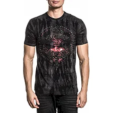 Футболка AFFLICTION Forget In Thorns SS Tee Flux Wash