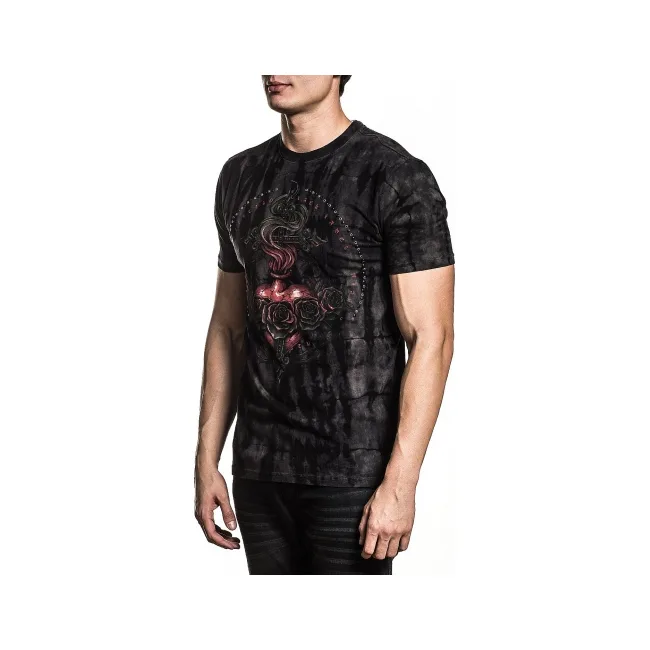 Футболка AFFLICTION Forget In Thorns SS Tee Flux Wash