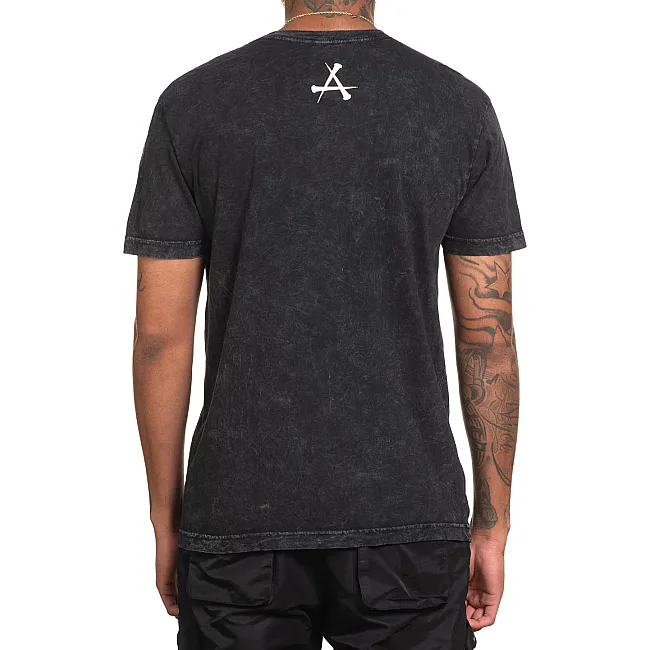Футболка мужская AFFLICTION Army A26069 Black Lava Wash