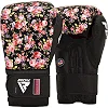 Женские боксерские перчатки RDX FL5 Floral Boxing Gloves Black
