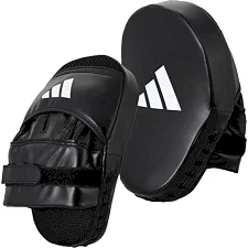 Лапы скоростные Adidas Speed Coach Mitts (черно-белые, ADISBAC01)