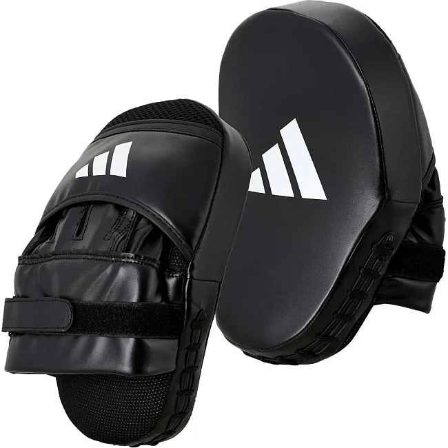 Лапи швидкісні Adidas Speed Coach Mitts (чорно-білі, ADISBAC01)