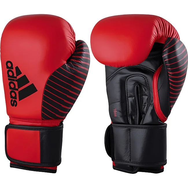 Перчатки для кикбоксинга Adidas с лицензией Wako (красно-черный, adiKBWKF200)