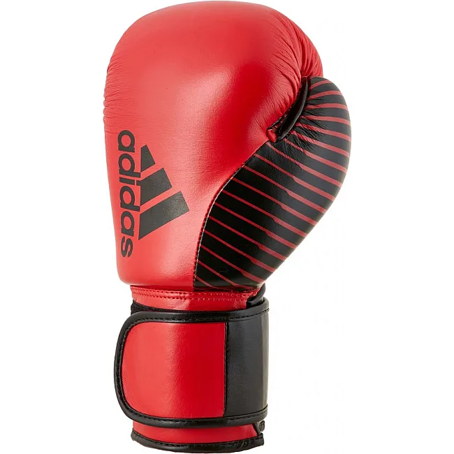 Перчатки для кикбоксинга Adidas с лицензией Wako (красно-черный, adiKBWKF200)