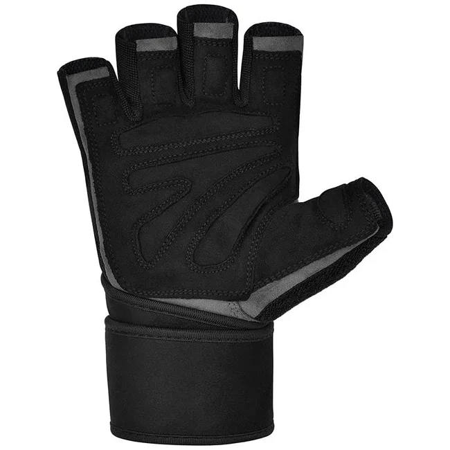 Перчатки для спортзала RDX L4 Open Finger Weightlifting Gym Grey