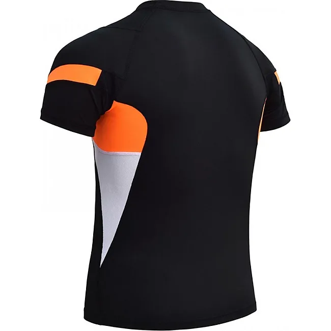 Рашгард с коротким рукавом RDX Lycra Orange
