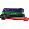 Резиновые петли для тренировок U-POWEX Power Band набор 4шт+ якорь,+ ручки (4,5-57кг)