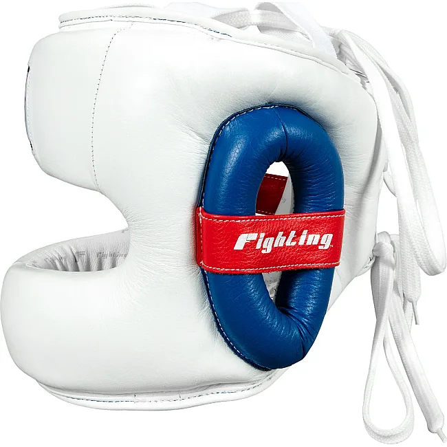 Шлем для бокса Fighting Leather No Contact White