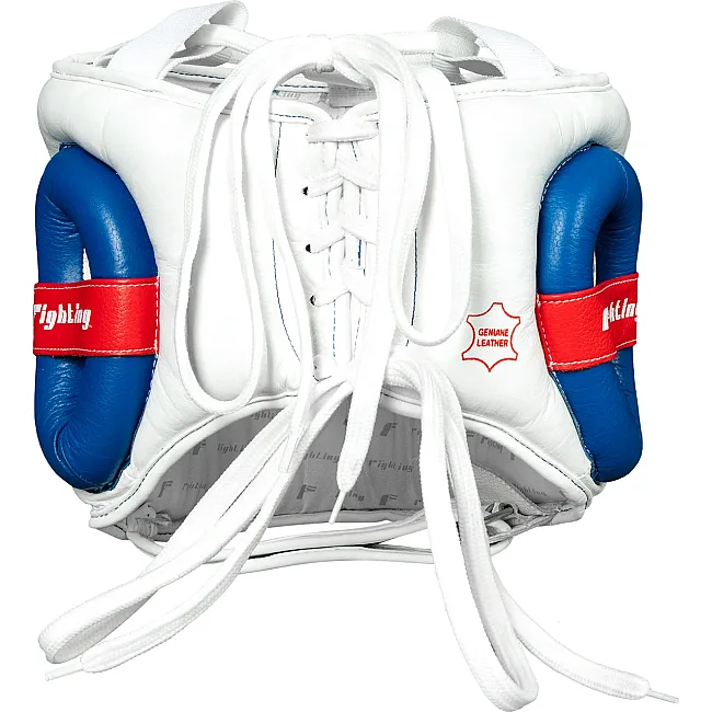 Шлем для бокса Fighting Leather No Contact White