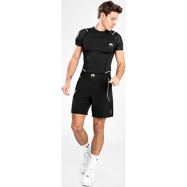Шорти для ММА VENUM Fusion 2.0 Fightshort Black Yellow